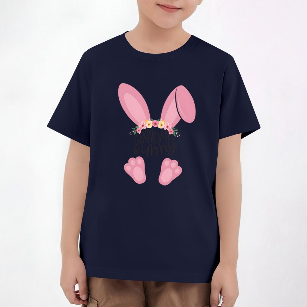 Easter Children's Neck Short Sleeve Print Top