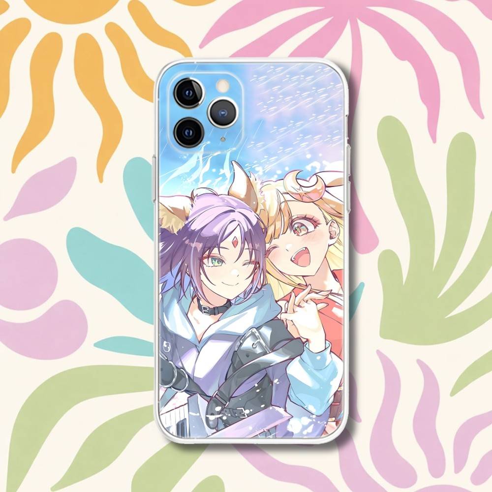 

C-Cosmic Princess K-Kaguya Transparent Phone Case For iPhone 17,13,15,12,11,14,16 Pro Max Mini 7,8 Plus SE4,17E Air Fundas iPhone17pro