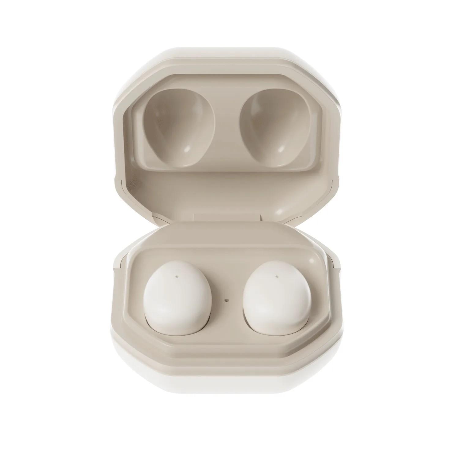 

Невидимые беспроводные наушники, самые маленькие и легкие, TWS, шумоподавляющие наушники Bluetooth 5.3, скрытые наушники для работы и спорта бежевый