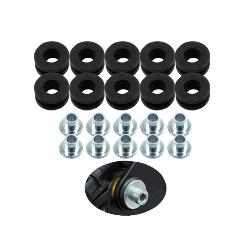 Fairing Cowling Buffer Washer Pressure Relief Cushion Replacement Motorbike Accessory Fairing Grommets Set