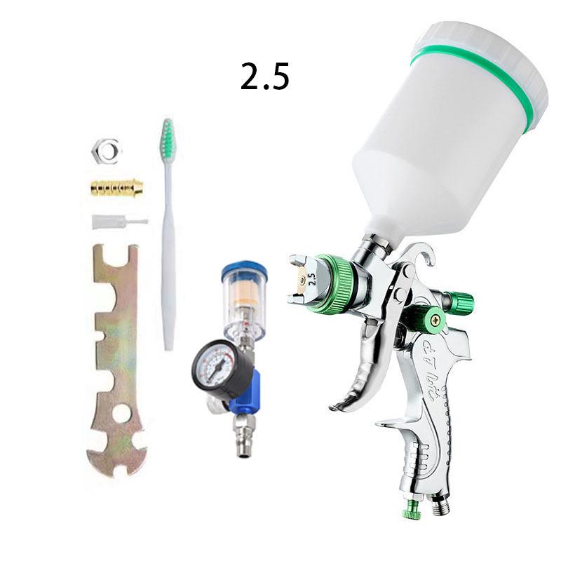 2008 Car High Atomization Spray Gun 1.7/2.0/2.5mm Nozzle Pneumatic Top-Feed Paint Sprayer