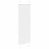 VidaXL Store Pleated White 45x100 Cm Fabric Width 44.4 Cm Polyester, Pleated Window Blind, Accordion Blind, Blind 4015472