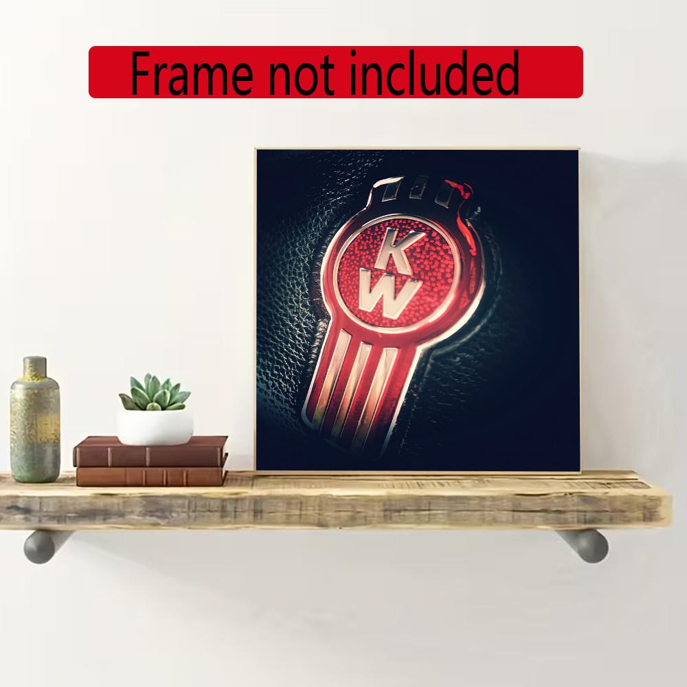 Kenworth 5D Diy Diamond Painting Round Diamond Diy Frameless Holiday Artwork Suitable For Home Office Wall Decoration