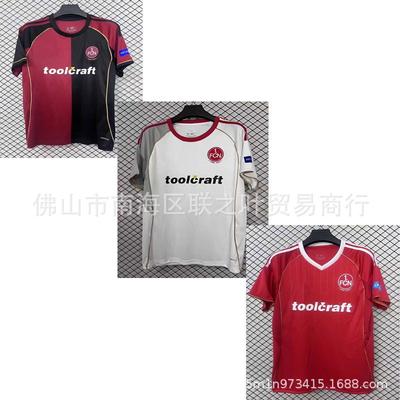 Neurenberg 25-26 2. Bundesliga Voetbalshirt Heren Korte Mouw Bamboevezel Voetbalshirt Thuis Uit Derde Kit