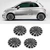 4PCS Hub  Wheel Covers 14 Inch Clip On Mounting Stylish Design   for R14 Car Tires