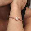Pandora Moments Shining Crown Letter O Snake Bone Chain Cubic Zirconia Bracelet Women's 589046C01