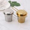 with Lid Hanging Tea Infuser Reusable Spice Filter Useful Stainless Steel Tea Strainer  Kitchen