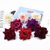 Artificial Flower Flannel Roses Wedding Bridal Accessories Hot Selling Gardens Home Vase Party Decorative  DIY Gifts Scrapbook