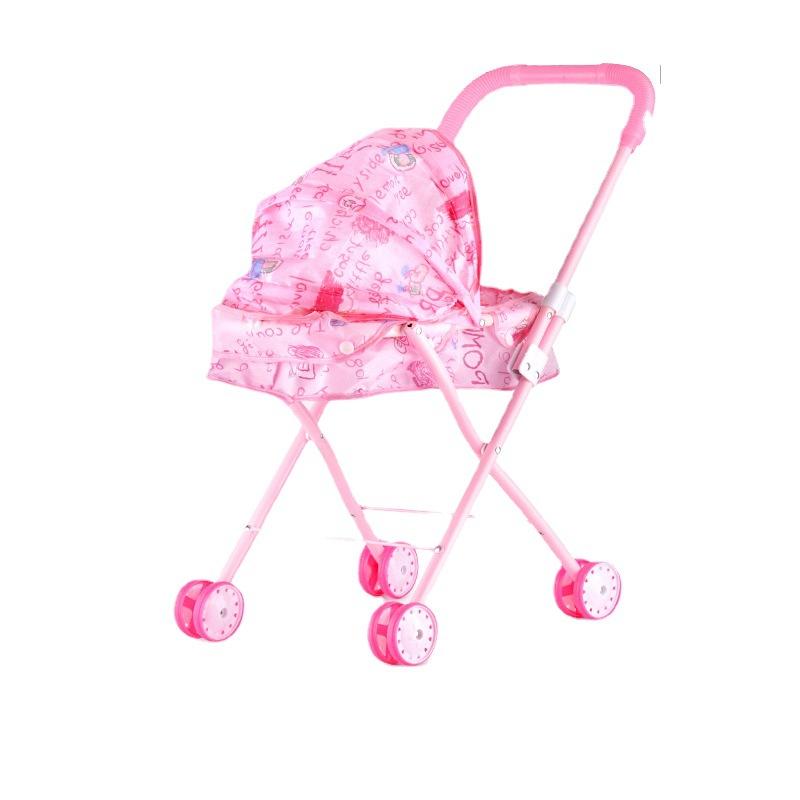 Children's Trolley Toy with Doll Doll Little Girl Simulation Play House Baby Baby