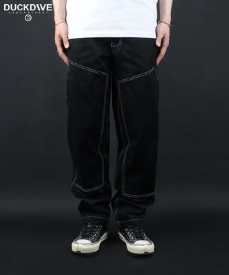 Deogdaibeu Stitch Carpenter Pants Black