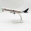 Diecast Airplane 20cm Thai Dragon Boat Airways Metal B777 Aircraft 1:400 Scale With Base Alloy Aviation Plane Display Ornaments