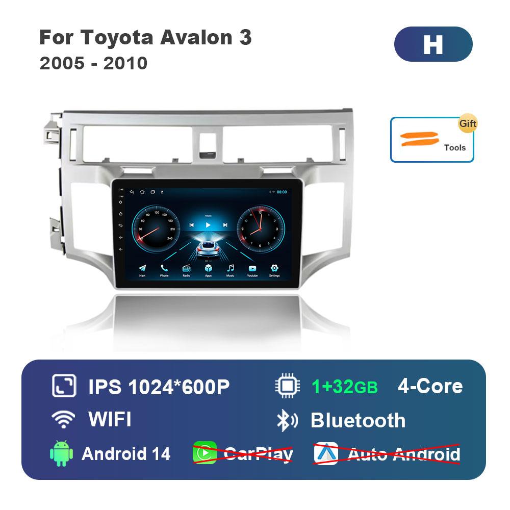 

Car Radio Multimedia player for Toyota Avalon 3 2005 - 2010 Android 14 Intelligent System WiFi Head Unit GPS Navi HD Screen