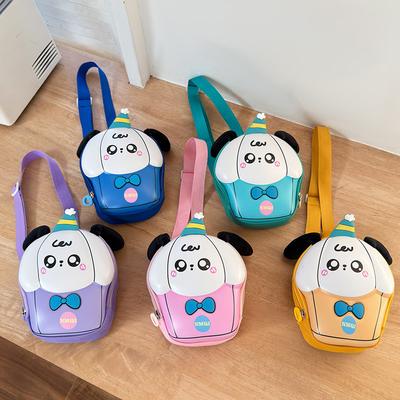 Mochila escolar 2025 nova bolsa de peito filhote de desenho animado fofo bolsa casca de ovo meninos e meninas bolsa para troca de bebê costas transversal de ombro único