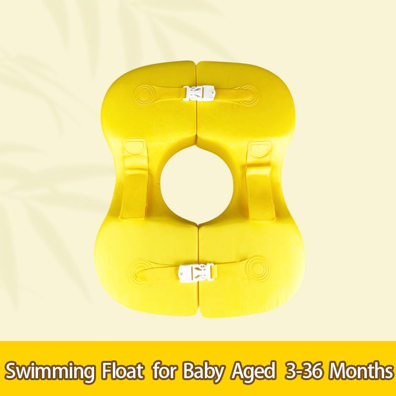Non-Inflatable Baby Swimming Float, Infant Swim Underarm Buoyancy Ring, Perfect for Toddlers and Kids Ages 6-36 Months жёлтый