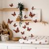 24 Pezzi Adesivo Farfalla Adesivo da Parete Tridimensionale Squisito Decalcomania Farfalla per Decorazioni Domestiche