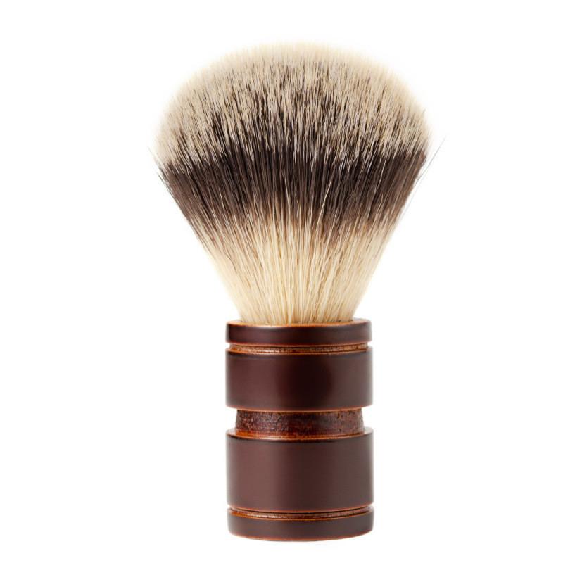 

Beard Grooming Brush With Wooden Handle And Boar Bristles For Mens Facial Hair Care сірий