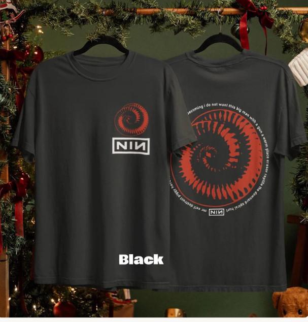 Unisex Alternatif Rock Nine inch Nails – American tour 2026 Unisex T-Shirt XXXL