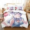 3D Print Madoka Magica Bedding Set Single Twin Full Queen King Size Bed Set Adult Kid Bedroom Duvet Cover Sets