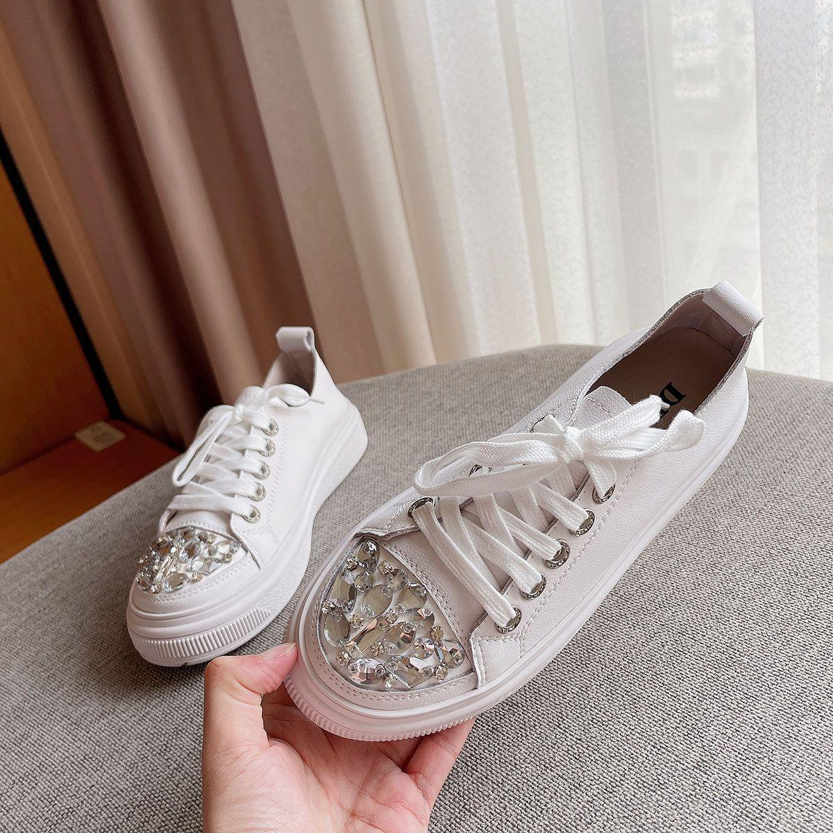 

Baotou half slippers women s fashion outer wear 2025 new summer rhinestone lazy breathable women s shoes platform tide sandals 40