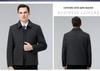 Men's Double-Sided Cashmere Jacket: Autumn/Winter Business Casual Wool Coat for Middle-Aged Dads