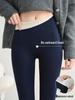 Plus-Size Fleece-Lined Shark Pants: High-Waisted, Thick, and Warm Yoga Leggings for Autumn/Winter 2025