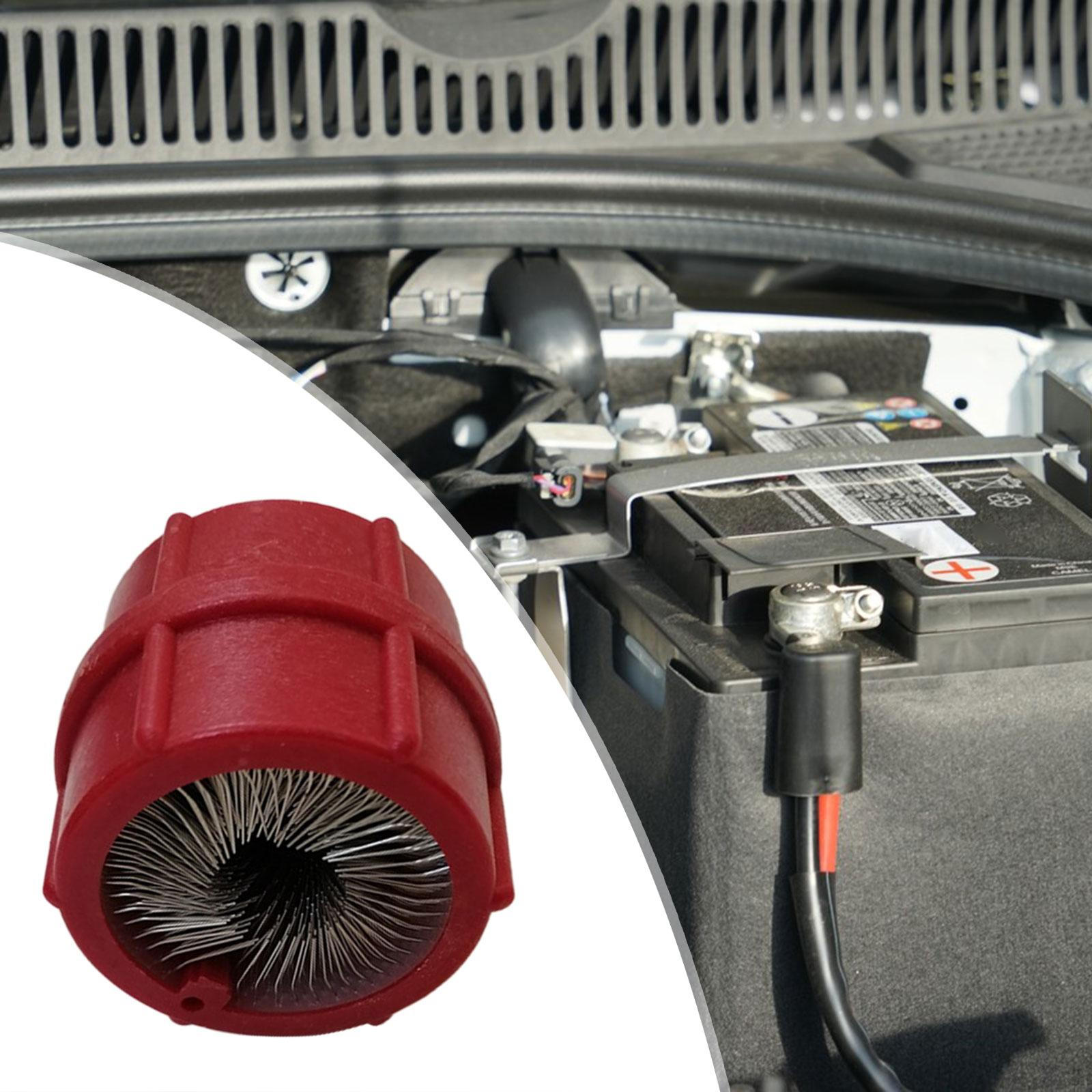 

Очиститель аккумулятора, инструмент для чистки терминалов, щетка, болт с шестигранной головкой, 8,2 мм, стальная проволока Battey Red 12mm