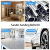 20PCS 75x533mm Sanding Belts Abrasive Bands 40/60/80/120 Grit Quality Zirconia Grinding Abrasive Belt Grinding Polishing Tools