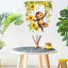 Wall Stickers, Monkey On The Swing Shape, Self-Adhesive Waterproof Wall Decals, Easy Repositioning Window Clings for Kids Rooms