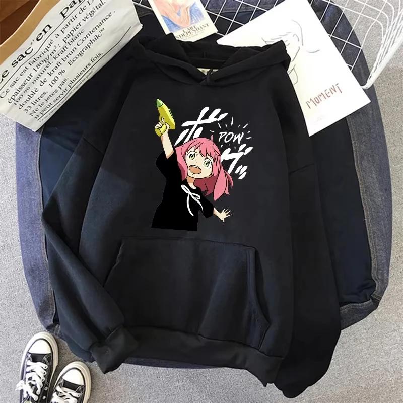 2025 Autumn SPY X FAMILY Women Hoodie Anya Forger Harajuku Kawaii Manga Spyxfamily Sweatshirt Casual Street Anime Graphic Pullov