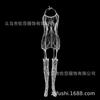 Sex Underwear Uniform Elegant Jacquard Onesie Open Crotch Onesie Stockings New