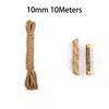 1/3/4/5/10mm Natural Jute Rope Cord, DIY Jute Cord Twine Ribbon  Hemp Rope Crafts Sewing Handwork Gift Wrap Home Decoration