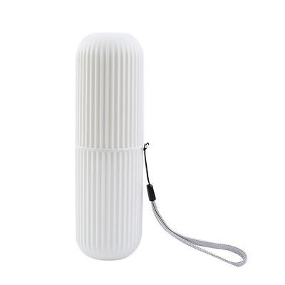 Plastic Storage Box Simple Portable Brushing Cups Cylinder Mouthwashing Cups Toothbrush Holder For Travel Toothpaste Storage Box  Accessories