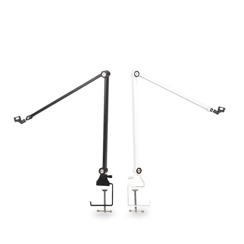 

Universal Swivel Boom Arm Microphone Stand - Folding, Lazy Person Design for Live Broadcasts чорний