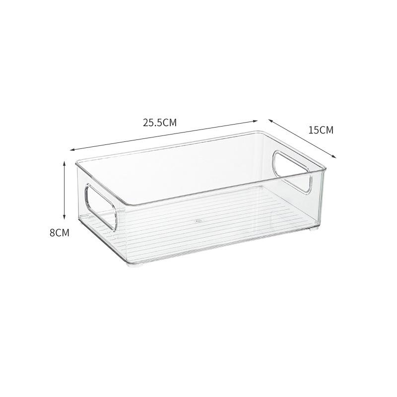 Food Grade Transparent Refrigerator Storage Box for Fresh Vegetables