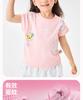 B. Duck children's clothing with playful print design for summer 2026 fashion short sleeved T-shirt