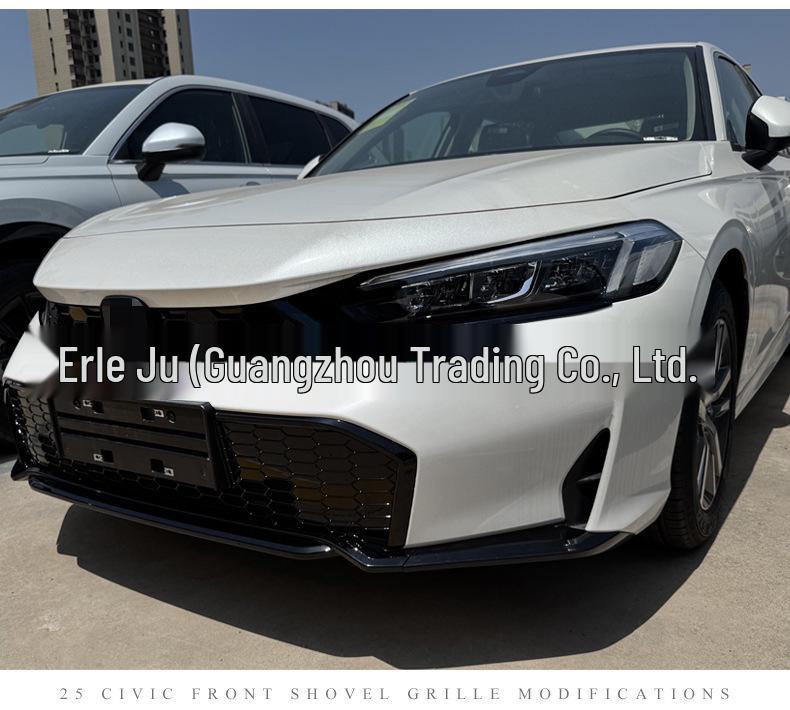 2025 Civic 11.5th Gen Front Lip Body Kit: Three-Section Front Bumper Modification