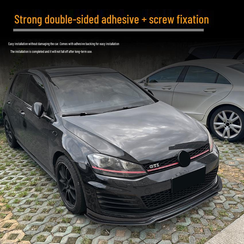 Compatible with Volkswagen Golf MK7 GTI TCR Front Lip Spoiler Deflector Modification