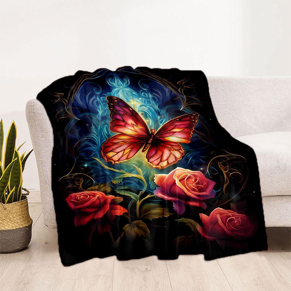 Butterfly Dream Catcher Blanket Comfortable Suitable for Office Chair Seaside Chair for All Seasons Modern Style Gifts For Family Or Friends
