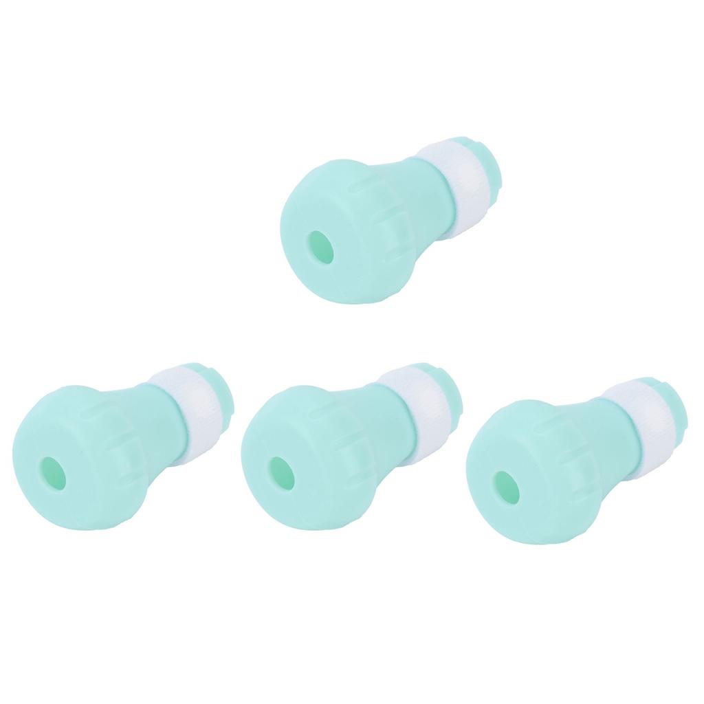 4Pcs Pet Bathing Foot Cover Silicone AntiScratch Cat Protector Pet Supplies for Bathing(Pink )