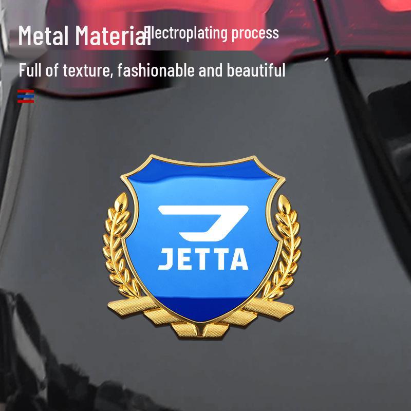 High-Grade Wheat Ear Metal Fender Emblems for Jetta VA3/VA7/VS5/VS7