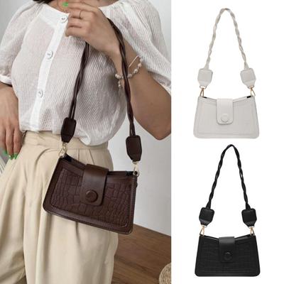 Shoulder Bags for Women PU Leather Underarm Bag Retro Embossed Purse Shopping Handbag Clutch Sling Phone Pouch