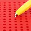 714pcs Magnetic Beads Drawing Writing Pad Sketch Board with Pen Kids Educational Toys (Red)