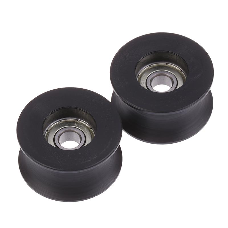 1Pcs 8*40*20.5Mm Nylon Roller Bearings 0840Uu 8Mm Groove Guide Pulley Sealed Rail Groove Ball Bearing Wheel