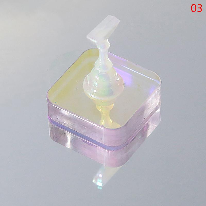 

Aurora Magnetic Nail Holder Acrylic Display Stand For False Nail Tips Gel Polish Showing Shelf Palettes Manicure Practice Tools 03