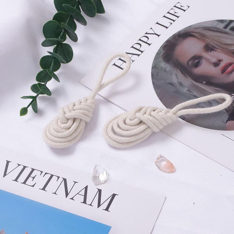1 Pcs Cotton Rope Napkin Ring European Style Napkin Holders Dinner Table Decorate DIY Handmade Crafts Household Items