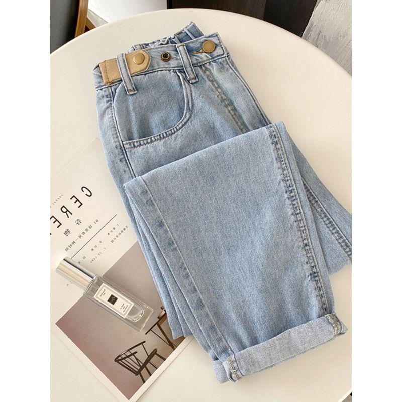 Light Blue 150.00kg Oversize Women's Clothing Denim