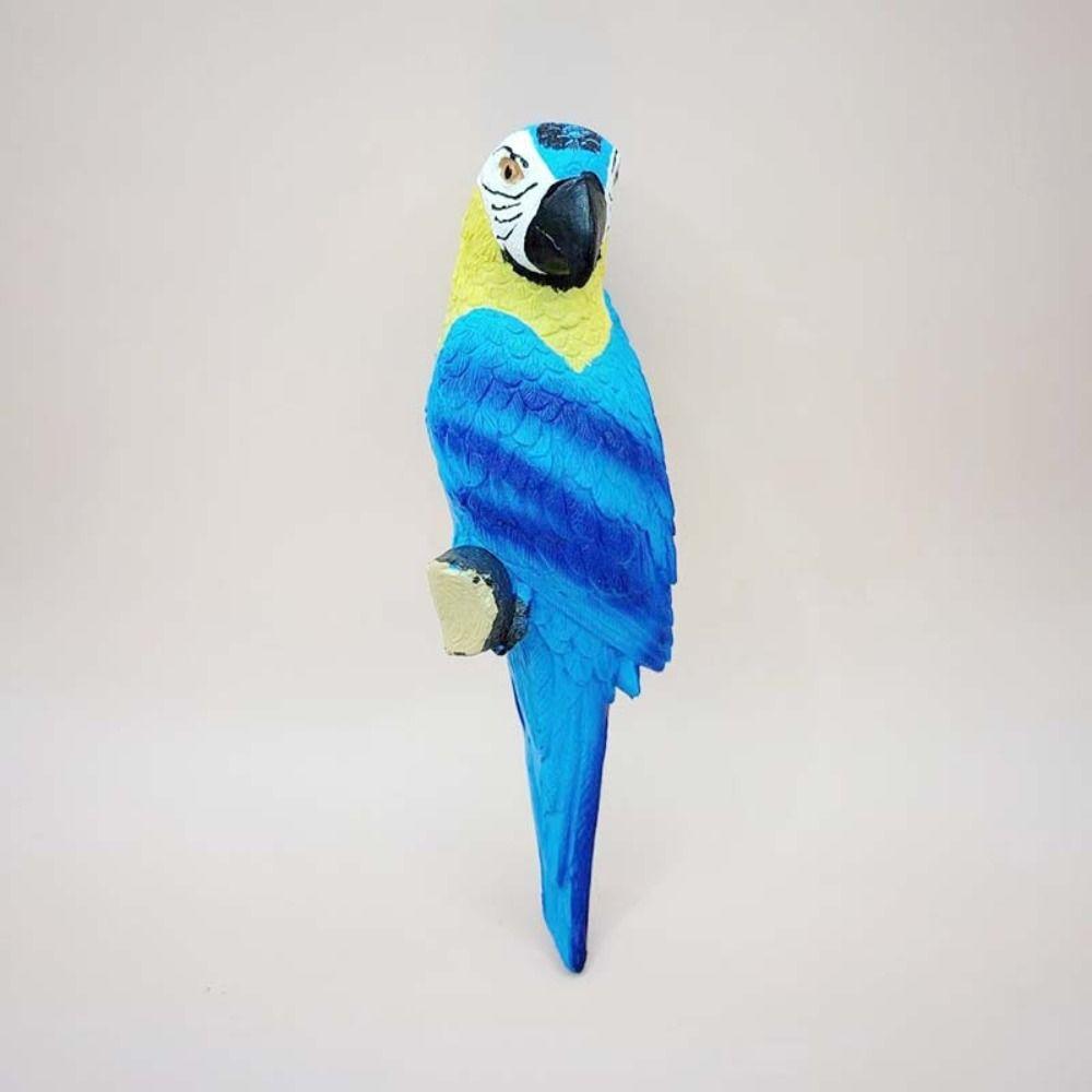Řemesla Pryskyřice Papoušek Socha Nástěnná Závěsná DIY Zahradní Sochy Nádherné Živé Ptačí Figurky Dárek