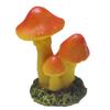 Micro Landscape Mushroom Resin Fungi Model With Faux Plants Decor Gifts Toy