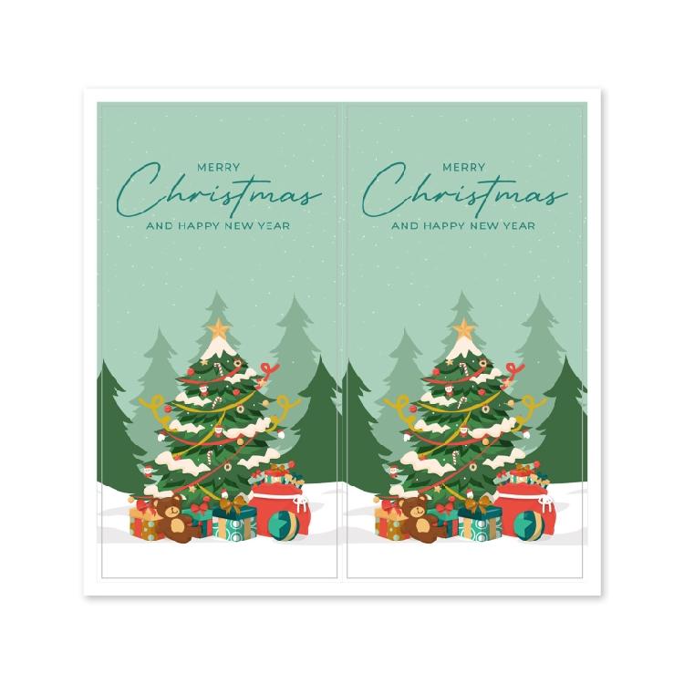 

50 Sheets Merry Xmas Sealing Stickers Wrapping Label Sticker Businnes Supplies