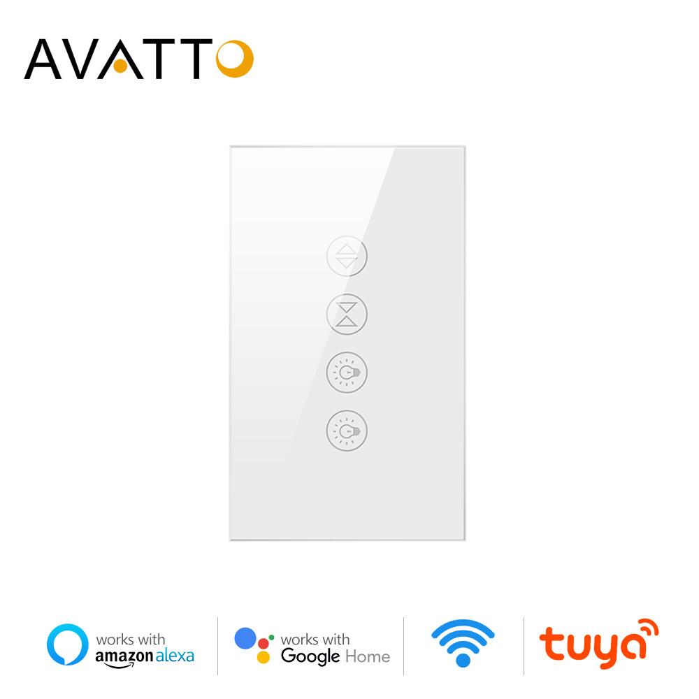 

AVATTO Tuya WiFi рольставни переключатель света для штор с электроприводом жалюзи умный контроль жизни работает для Alexa, Google